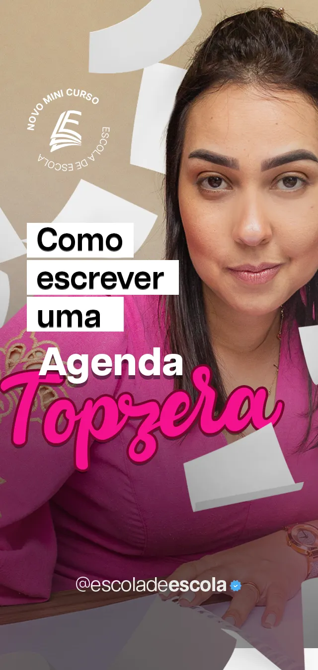 Como escrever uma agenda - CAPA EDE